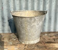 Vintage galvanised bucket for sale  EVESHAM