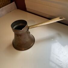 Vintage #2 (?)  Cafeteira/panela turca de latão e cobre - cabo longo comprar usado  Enviando para Brazil