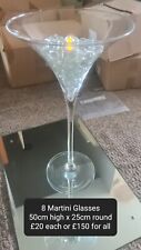 Martini glass centrepiece for sale  BURNTWOOD