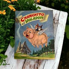 Chanchito el Volador 1974. Libro infantil español de colección. Álbumes grandes de EVA segunda mano  Embacar hacia Argentina