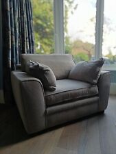 Armchair beige fabric for sale  LONDON