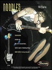 Usado, Guitarra The Offspring Noodles 1999 serie Ibanez Talman impresión publicitaria segunda mano  Embacar hacia Argentina