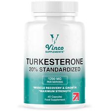 Turkesterone supplements capsu for sale  BOLTON