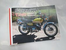 Suzuki T250 MANUAL DO PROPRIETÁRIO 1970 T250  comprar usado  Enviando para Brazil