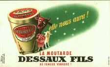 Buvard vintage moutarde d'occasion  France