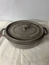 Staub cocotte oval for sale  SLOUGH