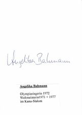 Autogramm angelika bahmann gebraucht kaufen  Sottrum