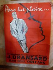 Grande affiche publicitaire d'occasion  Beaulieu-sur-Loire