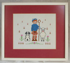 Framed cross stitch for sale  UK