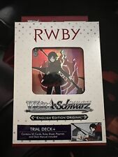 Weiss Schwarz RWBY Trial Deck+ Ruby Yang Weiss Blake Opened for sale  Shipping to Canada