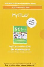 Código de acesso MyLab IT MyITLab Pearson eText para GO! com Microsoft Office 2016 comprar usado  Enviando para Brazil