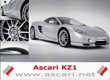 Ascari kz1 brochure for sale  WHITBY