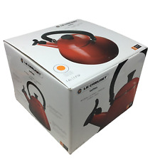 Le Creuset Enamel Whistling Kettle Volcanic Orange 1.6 Litre Kone Paint Defect for sale  Shipping to South Africa