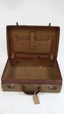 vintage leather suitcase for sale  RUGBY