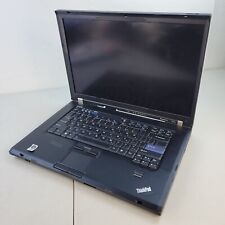 Lenovo ThinkPad T61p 15.4” Intel Core 2 Duo T7700 2.4GHz 3GB 100GB HDD Win 10, used for sale  Shipping to South Africa