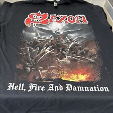 Saxon tour shirt for sale  HALIFAX