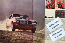 Vintage 1968 Pontiac Firebird 400 artigo original / anúncio PN019 comprar usado  Enviando para Brazil