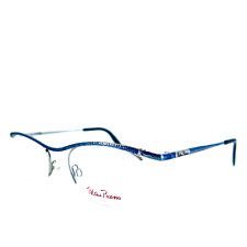 Óculos Paloma Picasso Mod.8319 691 armação oval prata azul 52[]20 135 mm comprar usado  Enviando para Brazil