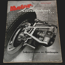 Usado, Motor Rundschau 15/53 Test Fiat 1100,Goliath GV 800A,Panhard 6-Sitzer,Achilles S segunda mano  Embacar hacia Argentina