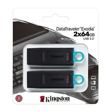 Unidad flash 64 GB Kingston Technology DataTraveler Exodia USB 3.2 tipo A paquete de 2 segunda mano  Embacar hacia Argentina