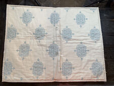 Used, Studio D Pillow Shams Set of 2 Cream With Blue Mandela Print Excellent Condition for sale  Shipping to South Africa