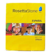 Rosetta Stone Espanol Level 1, 2 & 3 - Spanish Latin America (Version 3), used for sale  Easley