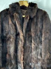 musquash fur coat for sale  LICHFIELD