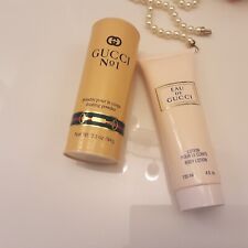 POLVO DE POLVO GUCCI 3.3FL OZ + LOCIÓN CORPORAL EAU DE GUCCI COMO REGALO, ¡DESCONTINUADO! segunda mano  Embacar hacia Argentina