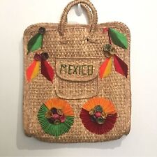 Mexico straw embroidered for sale  Gouldsboro