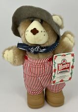 Dudley Furskin Vintage Wendys Teddy Bear Advertising Collector 7” Happy Holidays for sale  Shipping to South Africa