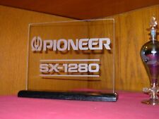 PIONEER SX-1280 ETCHED GLASS SIGN W/BASE for sale  Birch Run