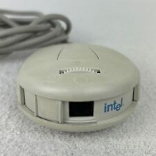 Intel CS330 Vintage USB Wired PC Webcam Video Camera Beige Tested Working, used for sale  Shipping to South Africa
