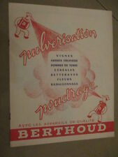 Brochure berthoud agriculture d'occasion  Montauban