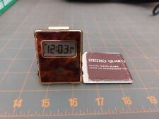 Relógio despertador de viagem digital vintage Seiko quartzo portátil bolso comprar usado  Enviando para Brazil