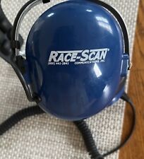Fones de ouvido scanner de corrida RACE-SCAN azul bloqueio de ruído 3,5 mm macho NASCAR  comprar usado  Enviando para Brazil