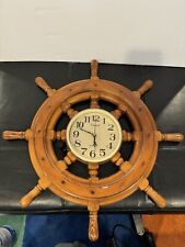 Ship wheel clock for sale  Federal Way