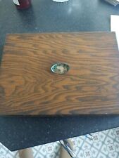 hinged wooden box for sale  CHESTER LE STREET