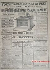 Publicite ancienne 1911 d'occasion  Cires-lès-Mello