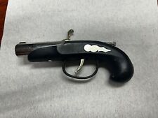 Vintage Modern  Derringer Metal Pistol Gun Lighter Black Handle 5 3/4” Long Work for sale  Shipping to South Africa