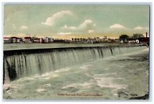 1909 Fuente de energía de cascada y presa Lawrence Massachusetts MA postal publicada segunda mano  Embacar hacia Argentina