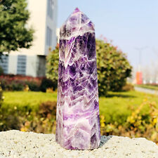 Obelisco de cristal quartzo ametista sonho natural 229G varinha ponto pedra de cura comprar usado  Enviando para Brazil