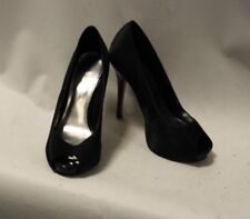 Black satin shoes for sale  STOURBRIDGE