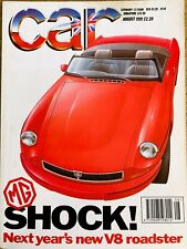 Car magazine aug for sale  WATERLOOVILLE