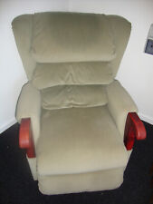 Reclining armchair green for sale  NOTTINGHAM