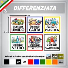 6 Adhesivos Reciclaje Pictograma Casco Basura Impresión PVC Resistente, usado segunda mano  Embacar hacia Argentina