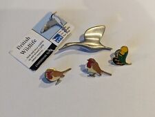Birds pin badge for sale  NORTHAMPTON