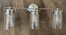 brushed nickel light fixture for sale  Lafayette