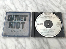 Quiet Riot QR III CD DADC PRESS! Pasha ZK 40321 Still Of The Night, The Pump OOP comprar usado  Enviando para Brazil