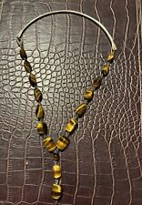 Tiger stones necklace for sale  Ireland