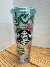 2014 Starbucks Crazy Straw, óculos de sol e copo frio labial Tumb Venti 24 oz NoStraw comprar usado  Enviando para Brazil